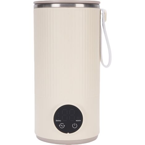Chauffe-biberon et mélangeur portable, mousseur à café électrique à chauffage uniforme, contrôle précis de la température, idéal pour les voyages. (1/5)