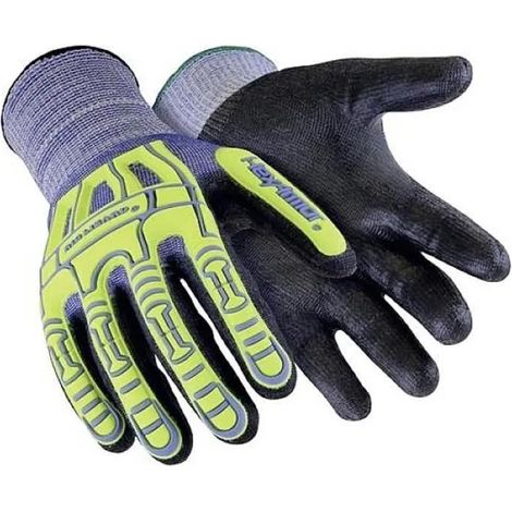 HexArmor Rig Lizard 2095 Guantes de Protección Talla 10 Azul Negro Amarillo