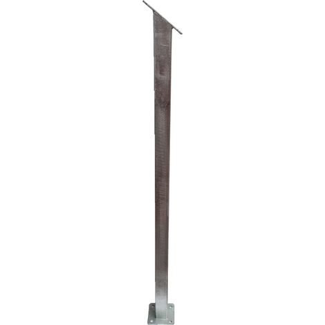 Metallpfosten Treppengeländer 36°Winkel-45x45x103,8cm