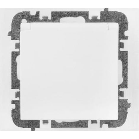 Vestra 2P+Z-Steckdose ohne Rahmen, Unterputzmontage, hermetisch IP44, weiß 3868-10
