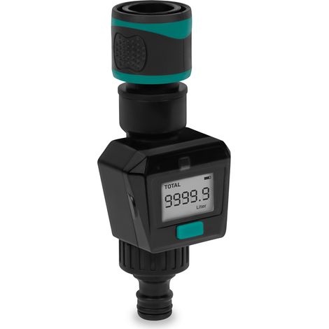 VONROC Wasser-Durchflussmesser – Digital – Inkl. Schlauchanschlüsse & Batterie