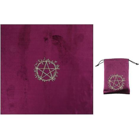 nappe en velours avec cartes de tarot (1/3)