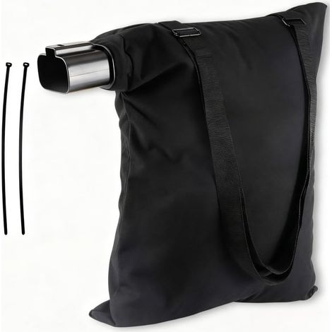 Sacchetto di aspirazione per soffiatore per foglie, borsa a tracolla di ricambio 5140125-95 per Black And Decker BV2900/BV3100 con cuciture rinforzate (1/5)