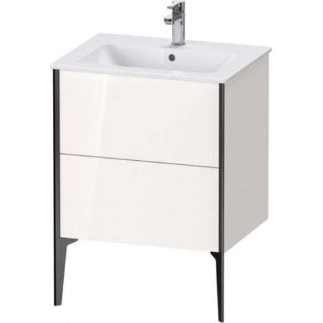 Support de lavabo sous plan XVIU 594x610x480mm Prof. sw ma blanc brillant (1/3)
