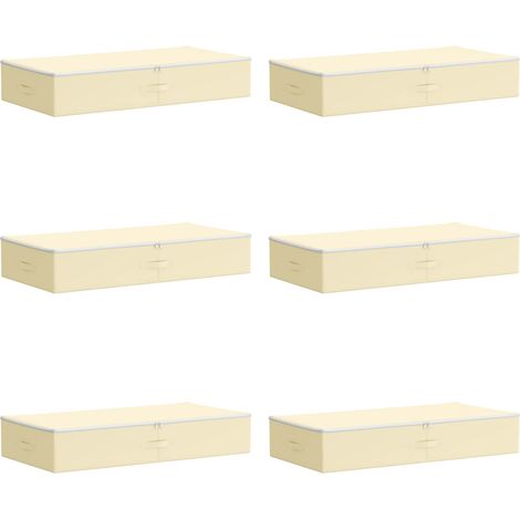 Maison Exclusive - Scatola di Stoccaggio 6 pz Tessuto non tessuto 90 x 48 x 15 cm (1/5)