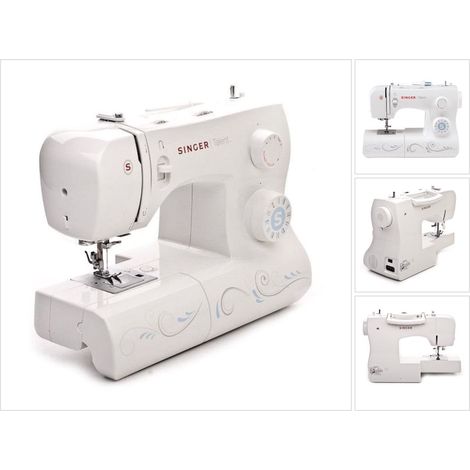 Singer Talent-Nähmaschine 3323, Weiß, 45,7 x 22,2 x 35,6