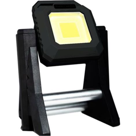 Projecteur LED pied télescopique, 2400 lm, rechargeable, 8 modes d'éclairage, tête pivotable, fonction Powerbank, IP44 (1/4)