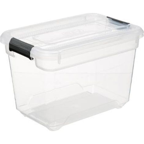 Boîte de Rangement "Solutions" 6,4L Transparent