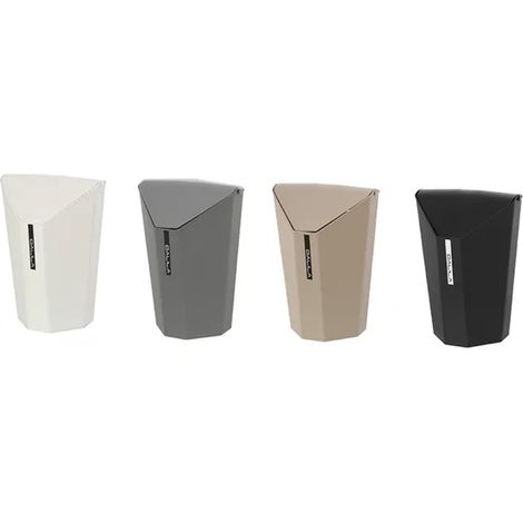 CESTINO SALVASAPZIO IN PLASTICA MODELLO DALILA DIM. CM(LXPXH):24X17X33  NERO   Idroweb