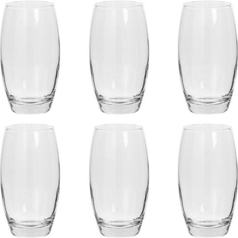 Lot de 6 Verres Hauts "Cesari'Eau" 51cl Transparent