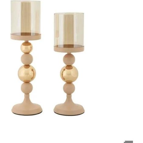 Kerzenhalter Mauro Ferretti gold 10 x 36 cm Metall