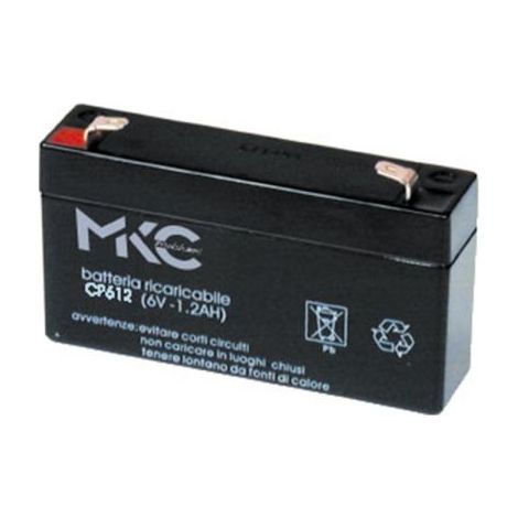 MKC batteria al piombo 6V 1,2Ah comp. Elkron RB12 80RB0210113 - MKC612