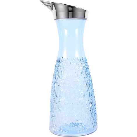 Pichet À Boisson 1L - 1 Pièce - PC Résistant - Couvercle Et Poignée Ergonomique - Pour Cuisine Bar Fête - 27,5x10,5x9,8cm (1/5)