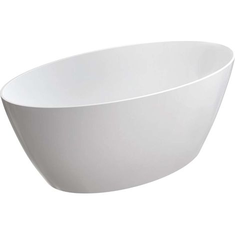 OMNIRES Siena M+ - Baignoire îlot, 161x81 cm, blanc SIENAWWBP (1/5)