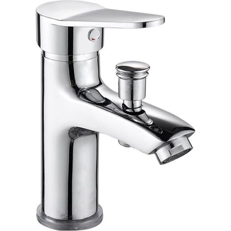 Mitigeur de douche encastré monotrou en laiton chromé – Limiteur de température – Clapet anti-retour intégré – Installation facile-Crezuo (1/4)