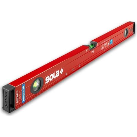Livella magnetica LM Big REDM 3 80cm polvere Sola (1/5)