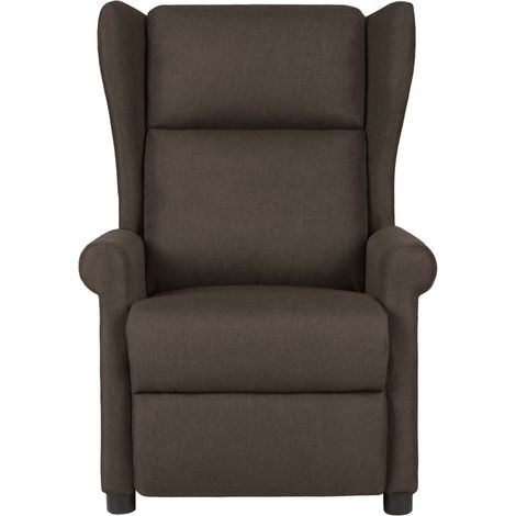 Maison Exclusive - Relaxsessel Dunkelbraun Stoff (1/5)