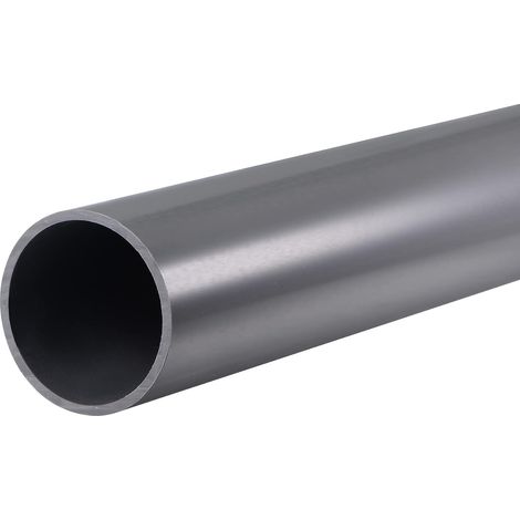 Tuyau Rigide en PVC Rond Tube PVC 45.2mm Diamètre Interne 50mm Diamètre Externe 0.35m Clair Gris Haut Impact pour Eau Tube Artisanats (1/5)