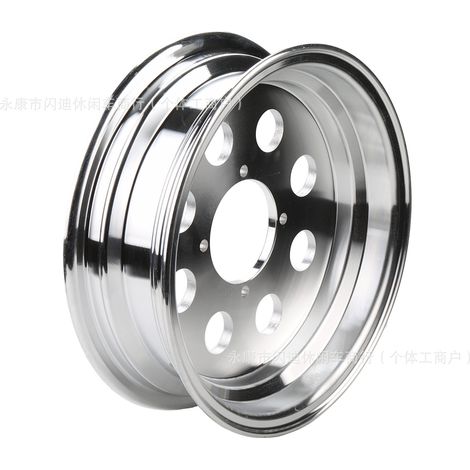 Roues et pneus Little Monkey modifiés : roues de 10 pouces en alliage d’aluminium à 8 trous avec pneus sans chambre à air. (1/5)