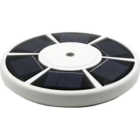 foco solar, 42 LED, panel fotovoltaico, mástil de bandera de 4,5-7,5 m, para exteriores (1/5)