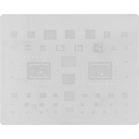Pochoir de reballage BGA, bonne Dissipation de la chaleur, positionnement précis, modèle de plantation en étain en acier inoxydable pour IOS 14 pour A16 A15 (1/5)