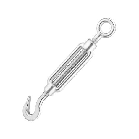 Tendeur WADFOW en acier galvanisé 6 mm, 50 kg, électrozingué, anneau 9,5 mm (1/4)