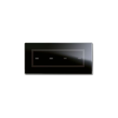 Placca Veratouch Nero Assoluto 4Com (Ave Cod. 44Pvtc04Nal)