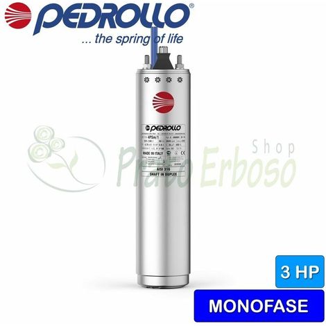 4PSm/3 - Motor encapsulado 4" 3 HP monofásico