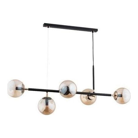 No-name DANSA lampe suspendue noir et doré design moderne (1/3)