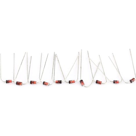 Kit électronique de 200 diodes Zener assorties (10 valeurs) 1N4728 à 1N4737 avec boîte de rangement (1/5)