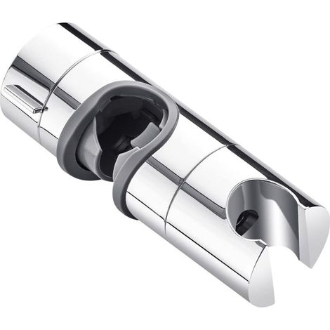 Verstellbare Duschstütze, kompatibel mit einer 20–25 mm Duschstange, silber (1/5)