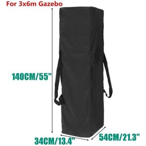 Tragetasche für Gartenpavillons – 1 Stück, 140 x 34 x 54 cm, 210D, strapazierfähig – geeignet für Faltpavillons und Zelte (1/5)