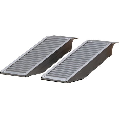 Mw Tools – Rampe de chargement courte aluminium 3000kg – Longueur 930mm – Largeur utile 240mm – Antidérapante – SOK0800 (1/5)