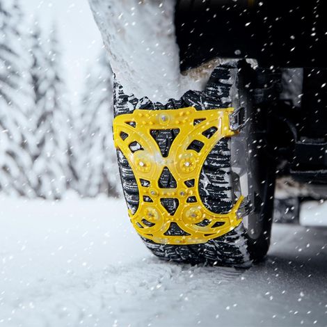 Catene da neve in TPU di alta qualità, per pneumatici di larghezza 175-275 mm, 6 pezzi Catene da neve universali per auto per la maggior parte delle auto SUV e camion (1/4)
