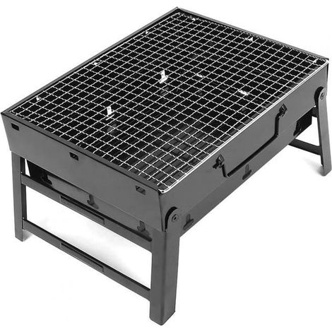 Barbecue Pliant - EVTSCAN - Portable en Acier Inoxydable - Pour 5 personnes - Idéal pour Pique-Nique et Jardin