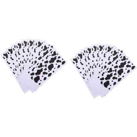 2 Ensembles Autocollants Époxy Motif Vache pour Décoration DIY Coque Téléphone Adhésif Durable pour Création Personnalisée 10 Feuilles2 (1/5)