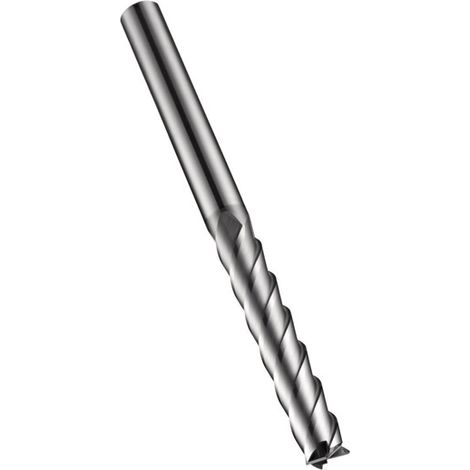 Fresa a spianare S718 D.16mm Lunghezza totale 150mm Lunghezza taglienti 75mm HM AlCrN 40° Z.4
