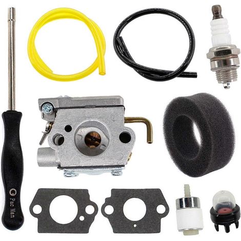 Kit de réglage du filtre à air et du carburateur 753-04338, 7922-10629a pour motoculteur et débroussailleuse MTD Ryobi 790r, 775r, 725r, 720r, 410r, 280r, 700r et 704r (1/5)