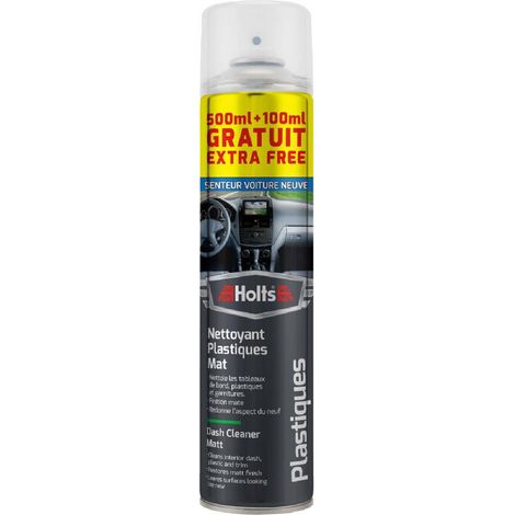 Nettoyant plastique mat senteur voiture neuve 500+100ml - aerosol (1/2)