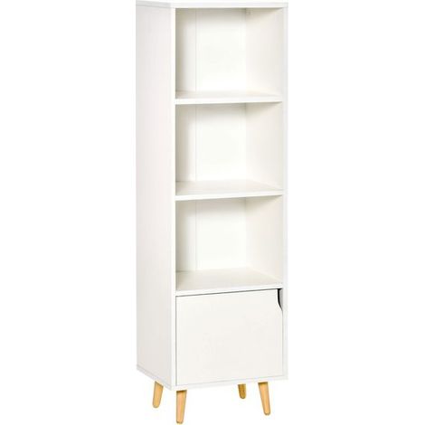 Meuble colonne FABIO blanc (1/5)