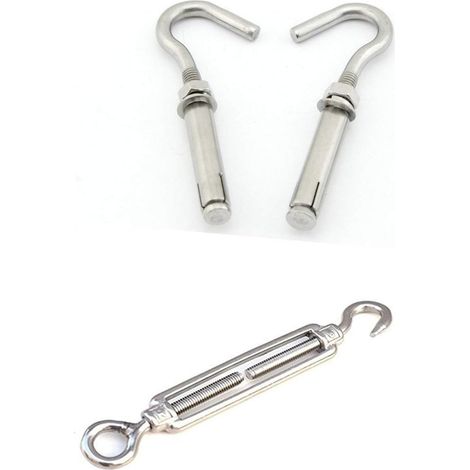 Corde à linge rétractable - Acier inoxydable anti-affaissement - 6 m - Extérieur intérieur - Résistant au vent - Charge maximale 68 kg - 1 pièce (1/2)
