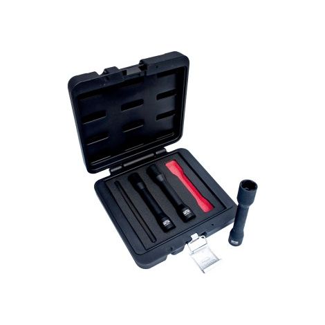 BAHCO - Coffret de douilles à torsion longues 1/2", 17, 19 et 21 mm