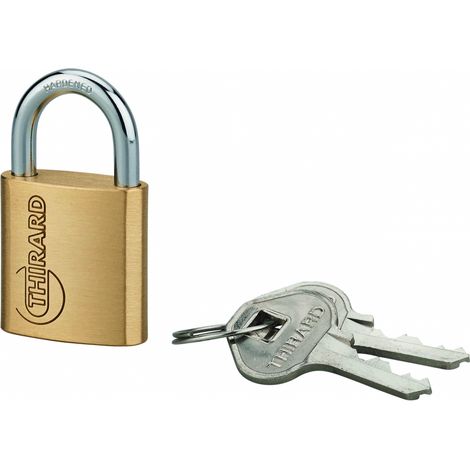 Lucchetto RUCK in ottone 25 mm, 2 chiavi – THIRARD