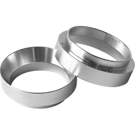 BEBUSINGOTO 2 piezas Anillo dosificador de 51 mm, embudo magnético para café, anillo dosificador de aluminio, compatible con portafiltros de 51 mm, embudo para espresso, accesorios para cafeteras (1/5)