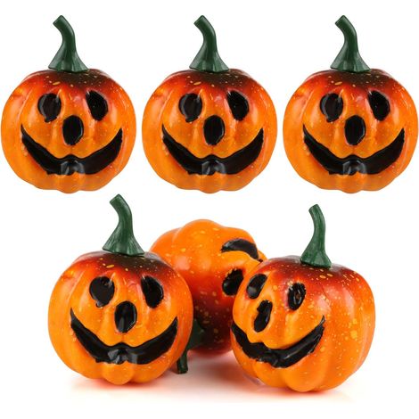 figuritas, caras terroríficas, de espuma, decoración del hogar, Halloween (1/5)