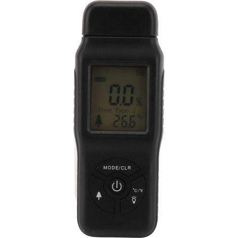 Hygromètre numérique de précision pour bois, appareil portable de mesure d'humidité du bois, sans batterie (1/5)