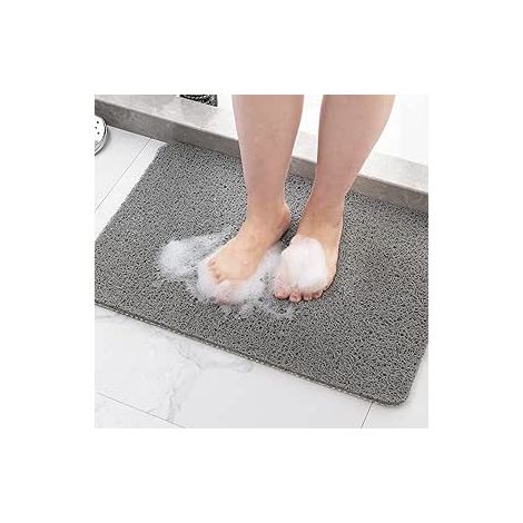 Tapis de bain antidérapant et anti-moisissure – Tapis de salle de bain pour l'intérieur de la baignoire ou de la douche – Séchage rapide – Tapis de bain doux laissant passer l'eau – Résistant à la (1/5)