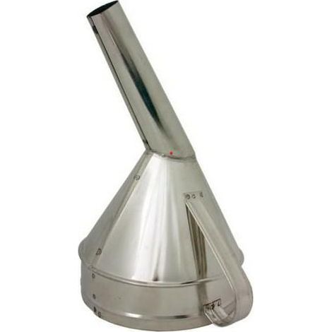 LEJEK  METALOWY SKOŚNY fi 17,5cm OCYNK