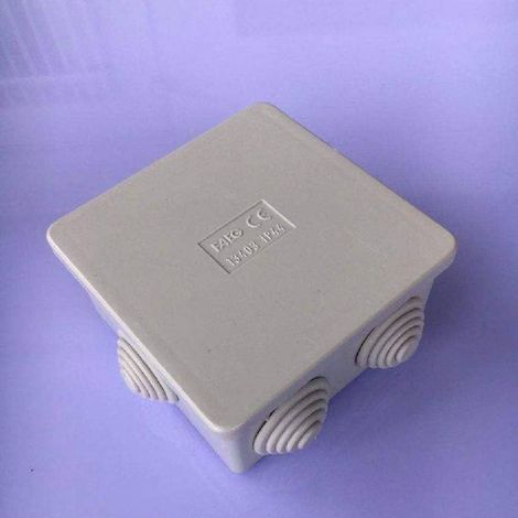 TrAdE Shop Traesio - Scatola Stagna Con Passacavi Coperchio A Pressione 80 X 80 X 40 Mm Ip44 - (1/4)