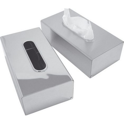 Porta kleenex in acciaio (1/3)